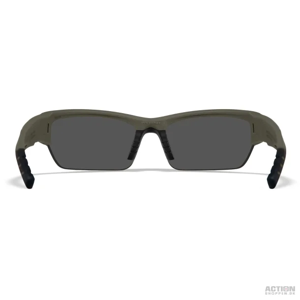 Wiley X - WX VALOR 2.5, Glas Gr/Klar/Lys Orange. / Stel Mat Army Grn