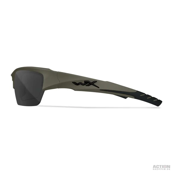 Wiley X - WX VALOR 2.5, Glas Gr/Klar/Lys Orange. / Stel Mat Army Grn