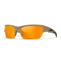 Wiley X - WX VALOR 2.5, Glas Gr/Klar/Lys Orange. / Stel Mat Sandfarve